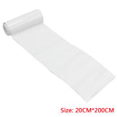 White Car Door Edge Clear Protective Satin Finish Vinyl Wrap Guard Film Sheet