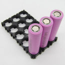 Black 18650 3x5 10 pack DIY Holder 15 Cells Lithium Battery Bracket Moun well