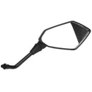 2pcs Universal Black Motorcycle Motorbike Rearview Rear View Side Mirror 10mm