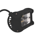 72W Black Flood LED Work Light Bar Boat Truck Offroad SUV Driving Wate VOL
