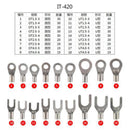 420x Round U Shape Non-Insulated Crimp Terminals Electrical Wire Connect YPC