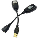 USB Extension Ethernet RJ45 Cat5e/6 Cable LAN Adapter Extender Over Repeat OTZ