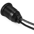 1M USB AUX Adapter Socket 3.5mm Jack Car Dashboard Mounted Extension Cable