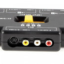 Game Splitter Selector Box Audio Video Switcher 4-Way RCA AV Remote Sel VFR