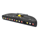 Game Splitter Selector Box Audio Video Switcher 4-Way RCA AV Remote Sel VFR