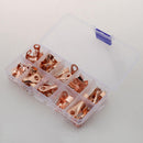 Open Barrel Copper Ring Lug Terminal Assortment Kit OT 10A 20A 30A 40A  BAN