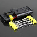 15 Kits 2+3+4 Pins Way Car Auto Sealed Waterproof Electrical Wire Connector Plug