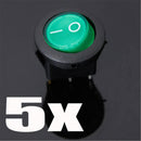 20pc LED Light 12V Car Boat Auto Round ON/OFF Rocker Toggle SPST Switch Set