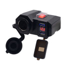 Car Cigarette Lighter Socket Splitter 12V Dual USB Charger Power Adapter  VWQ