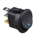 20Car 12V Round Rocker Point Boat Blue LED Light Switch SPST On/Off Sales NSH