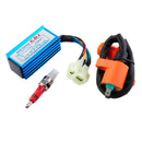 Racing Performance CDI+ Ignition Coil + Spark Plug Fit Gy6 150cc 125cc 50cc vcbn