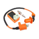 Racing CDI+Spark Plug+ Ignition Coil For Gy6 125cc 150c 4-stroke Scooter Part