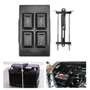 Metal Universal Car Storage Battery Holder Stabilizer Tray+ Hold Down Clamp Kit