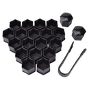 20PCS 21mm Car Hub Screw Cover Car Wheel Nut Lug Dust Cover Caps Bolt Rim BVO