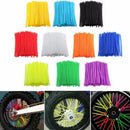 36x Wheel Spoke Wraps Kit Rims Skins Cover Guard Protector Motocross Dir QXV