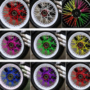 Wheel Spoke Wraps Set Rims Skins Cover Guard Protector Motocross Dirt Bike fdg