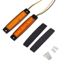 10PCS Amber12V 6 LED Side Marker Light Clearance Lamp Front / Rear Universal