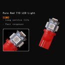 20pcs Super Red T10 Wedge 5-SMD 5050 LED Lights Bulb W5W 2825 158 192 168 194