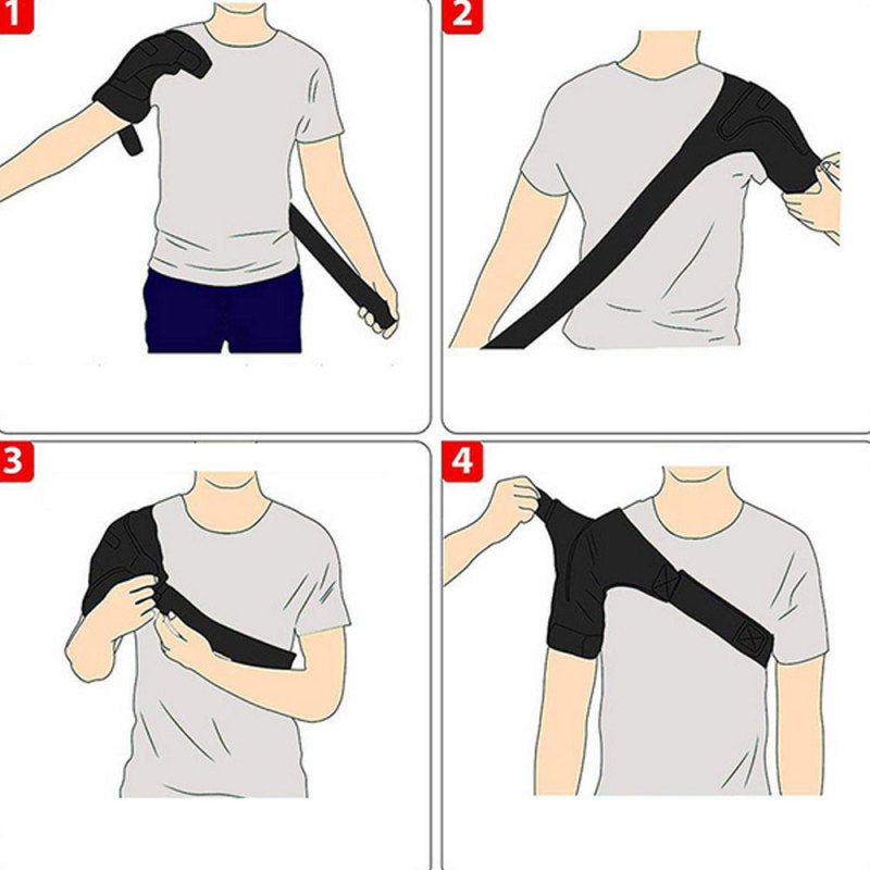Adjustable Shoulder Support Brace Adjustable Strap Dislocation Arthritis Pain