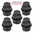 5x 27mm Universal Car Auto Plastic Wheel Lug Nut Covers Caps OEM 156462 ZRQ
