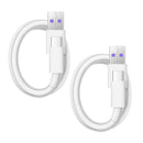 2pcs Fast Charging USB C Cable 5A Super Charge USB Type C For Huawei P20/ RRI