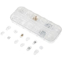 Eyeglass Sunglasses Repair Kit 1100x Micro Screws Nuts and Nose Pads Set N2U2
