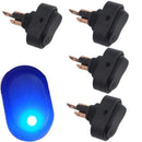 Lot 5Pcs Blue LED Light 12V 30A Car Boat Auto Rocker SPST Toggle ON/OFF Switch