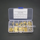 270pcs/Set M2 Brass Spacers Standoff Circuit Board PCB Nut Screw Kit  vcf