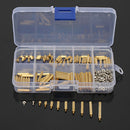 270pcs/Set M2 Brass Spacers Standoff Circuit Board PCB Nut Screw Kit  vcf