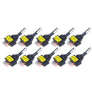 10x20A 12V Car Auto Red LED Light Toggle Rocker Switch 3Pin SPST ON/OFF dsq