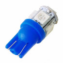 50pcs T10 color 5SMD Wedge Lamp 5050 LED Light Bulbs 12v 194 168 red blue