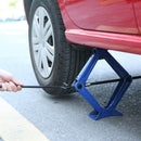 Folding Steel Car Scissor Jack Crank Lever Handle Lift Rod Post Garage mnh
