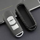 Scratch Proof Carbon Fiber Look Car Key Case For Mazda 3 6 CX-3 CX-5 Accessories