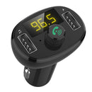 Car Bluetooth Kit FM Transmitter Wireless Radio Adapter USB Charger MP3 UJL WWV