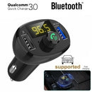Car Bluetooth Kit FM Transmitter Wireless Radio Adapter USB Charger MP3 UJL WWV