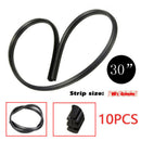 10Pcs 30" Car Silicone Universal Frameless Windshield Wiper Refill Blades New