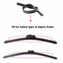 10Pcs 30" Car Silicone Universal Frameless Windshield Wiper Refill Blades New