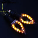 4x/set  Waterproof 12 LED Motorcycle Turn Signal Light Blinker Indicato VBK