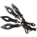 4x/set  Waterproof 12 LED Motorcycle Turn Signal Light Blinker Indicato VBK