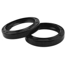 4x 43x55x11 Motorcycle Front Fork Damper Shock Absorber Dust Seal And Oi FCT