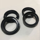 4x 43x55x11 Motorcycle Front Fork Damper Shock Absorber Dust Seal And Oi FCT