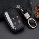 For Land Range Rover Car Key Case Holder Protector Accessories Carbon Fiber SHF