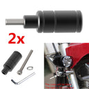 2x M6 Bolt Motorcycle Head LED Light Bracket Mounting Post Bar Clamp ZSK
