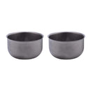 2x Titanium Pot Titanium Water Mug Cup Round Wine Cup Outdoor Camping P SFO