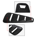 2pcs Quarter Side Window Louvers Scoop Cover Vent For 2005-2014 Ford JVS