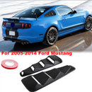 2x Quarter Side Window Louvers Scoop Cover Vent For 2005-2014 Ford Mustang YM