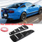 2x Quarter Side Window Louvers Scoop Cover Vent For 2005-2014 Ford Mustang YM