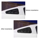 2x Quarter Side Window Louvers Scoop Cover Vent For 2005-2014 Ford Mustang YM