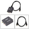Composite AV CVBS 3RCA to HDMI Video Converter Upscaler with Power Adapter NUF