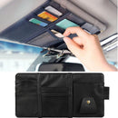 Car Sun Visor Organizer Auto Interior Pocket Sunglass Fuel Card Storage HBF